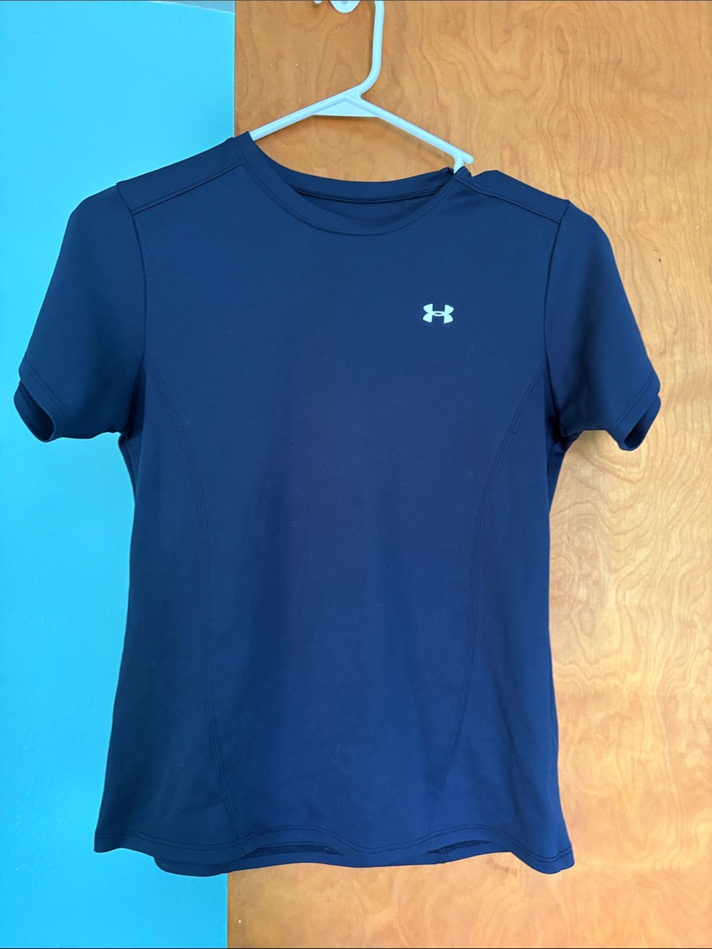 Under Armour Navy Blue Short Sleeve Performance Tee